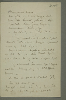 MM N 109, p. 1
