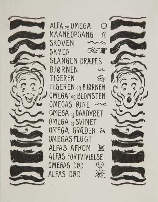 . CAT. 75. ALPHA AND OMEGA. TABLE OF CONTENTS 1908–09