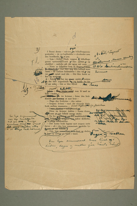 . ILL. 27. PROOFS FOR THE BOOKLET THE ORIGINS OF THE FRIEZE OF LIFE 1928–29, MM N 77-4