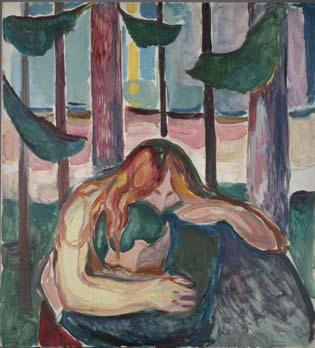 . ILL. 72. VAMPIRE IN THE FOREST 1916–18 ILL. 73. KISS ON THE SHORE BY MOONLIGHT 1914